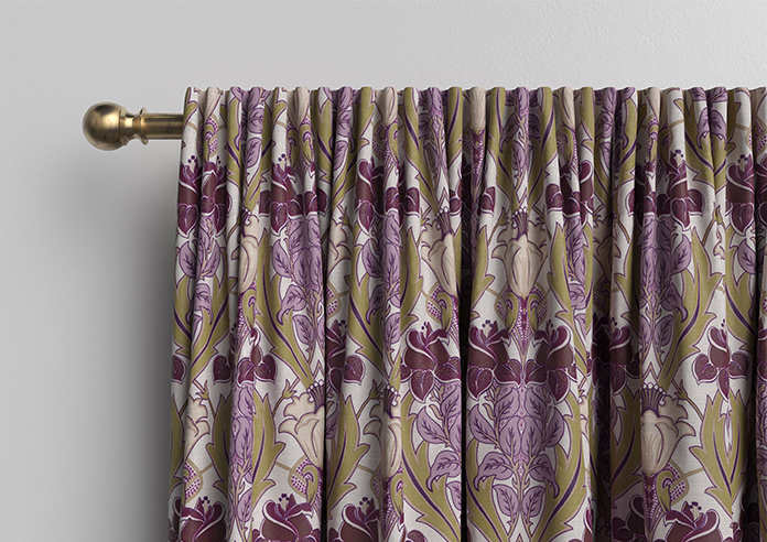 Acanthus, Berry - Made to Measure Curtains - Image 10